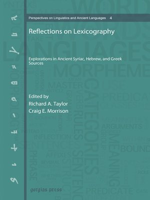 cover image of Reflections on Lexicography